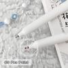 12Pcs Romantic Flower Series Gel Pen for Students 0.5MM Quick Dry Gel Ink Pen Rotate Writing Pen School Office Supplies High Quality Novelty Signature