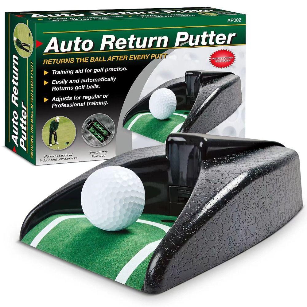 Portable Design Golf Putting Cup Auto Returning Golf Training Aid  Indoor Outdoor Golf Practice