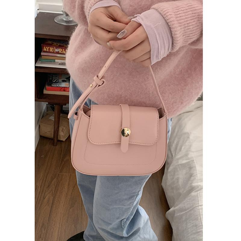 Bag Women's 2025 Spring New Niche Textured Versatile Small Square Bag Simple One Shoulder Oblique Span Bag Handbag