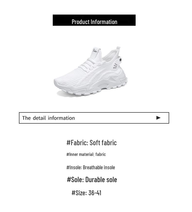 Women's Plus Size Breathable Flyknit Sneakers - Lightweight Mesh, Low-Cut, Comfortable Style 43