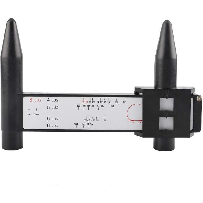 PCD Gauge, Rim Bolt Pattern Measuring Tool, PCD Ruler, Lug Bolt Pattern Gauge