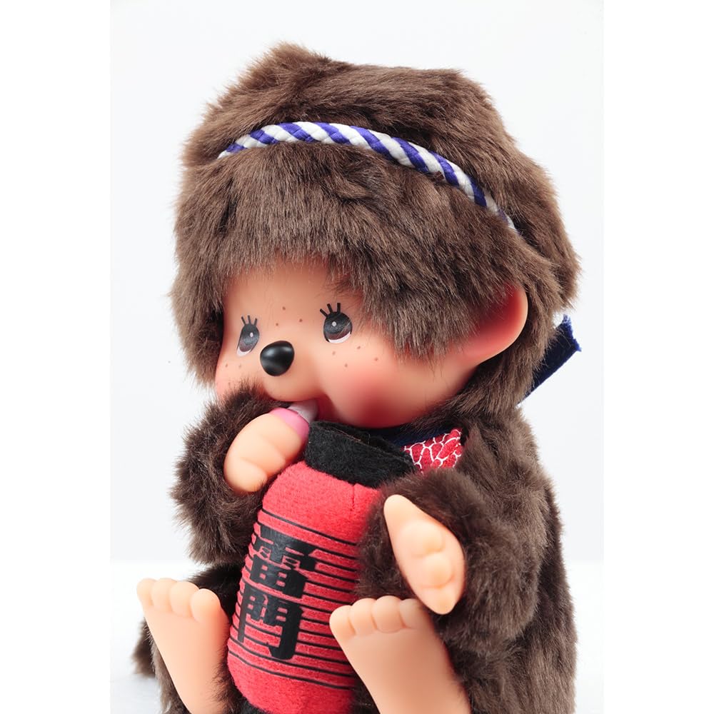 Kyugetsu Official Original Asakusa Kaminarimon Monchhichi Sitting Figure IPM-23-Z