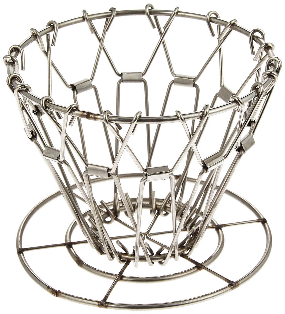 KIKKERLAND Collapsible Coffee Dripper, Silver, KCU160