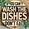 Funny Dishwashing Humor Metal Wall Sign Rustic Kitchen Bathroom Decor Aluminum Art