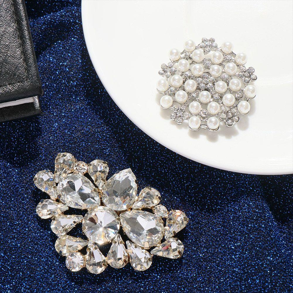 1PC Lady Wedding Square Clamp Shiny Decorative Clips Shoe Decorations Charm Buckle Shoe Clip