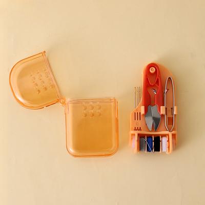 1 Set Mini Tragbares Reise Nähset Haus Nähgarn Nadel Stickerei Nähen Fingerhut Aufbewahrungsbox Handarbeitswerkzeug DIY Handwerk