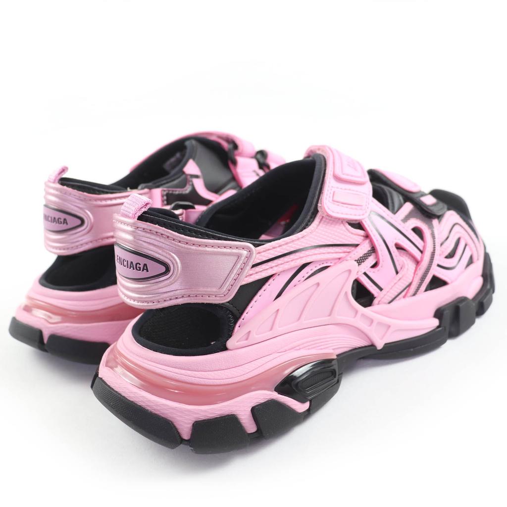 Pristine BALENCIAGA Sandals Track Sandal With logo Pink black fabric 25 617543 Used