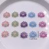 50pcs Mix Resin Colorful Mini Kawaii Cartoon Fox Art Nail Flatback Stone Applique DIY Wedding Scrapbook Decor Crafts Accessories