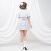 [Yumetenbo] Landmine Clothing [Dear My Love] Women's Big Ribbon Bijou Skirt 533338 Short Blue Gray Yumetenbo