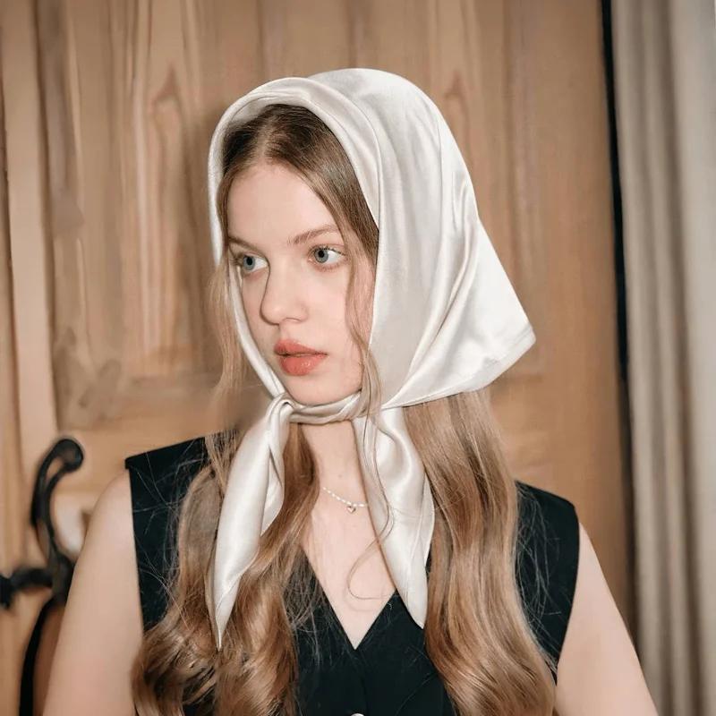 

Женские новые атласные мусульманские хиджабы, шали, шарф, мягкий трикотажный хиджаб, однотонный мягкий для женщины, мусульманский исламский вуаль, летние шали 90*180см