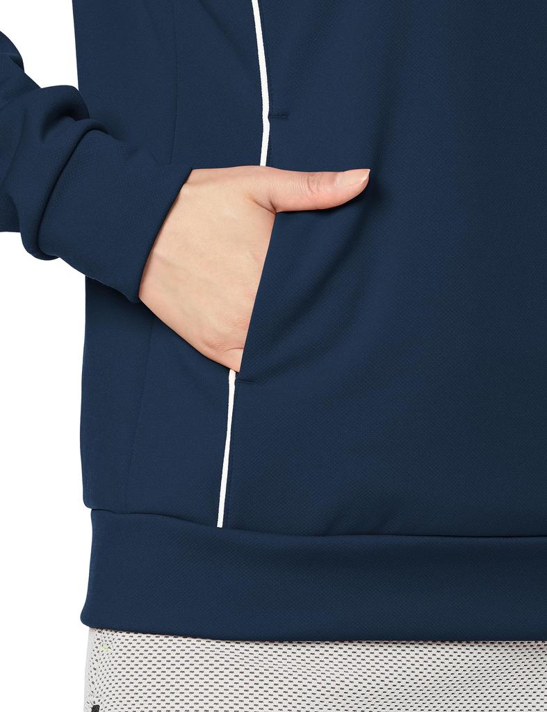 Coq Sportif Cut and sew distribution special Hoodie Parka Sweat Absorbent Quick Drying Stretch Golf QGWWJL60NT NV00 L [Le Golf] [Limited order]
