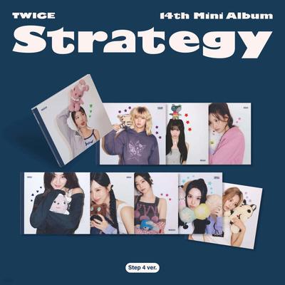 TWICE - 14th Mini Album: STRATEGY [Step 4 Ver.] [1 Out of 9 Randomly Sent]