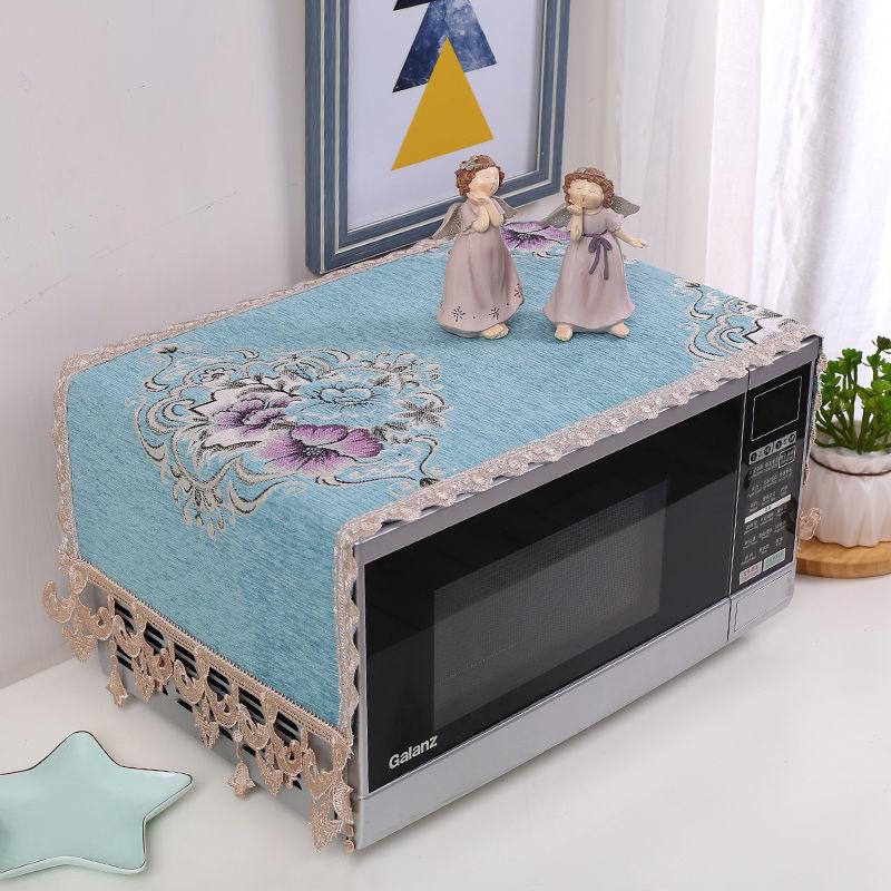 Europe Decorative Microwave Oven Covers Kitchen Dust-proof Protective Cover Universal Multi-functional Bedside Table Protector