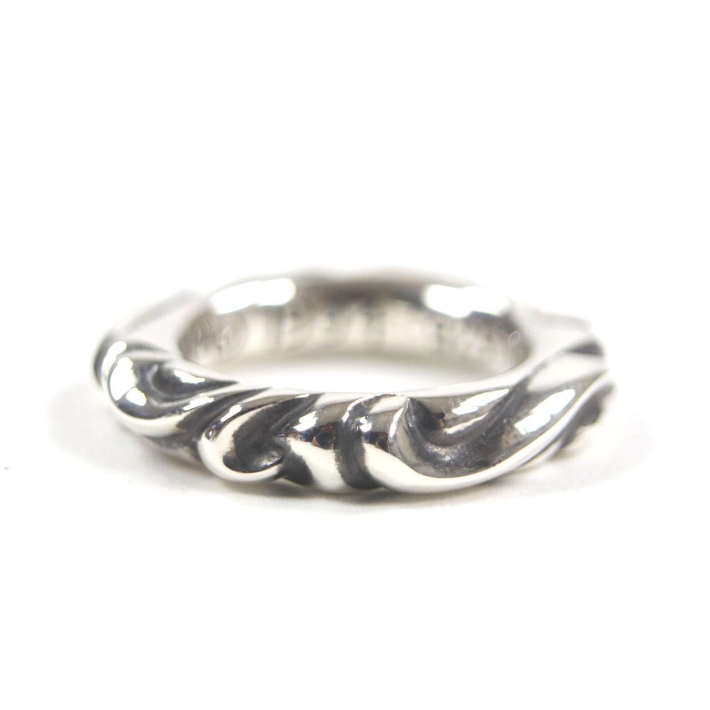 Excellent CHROME HEARTS Ring Scroll banding Silver 925 mens Used
