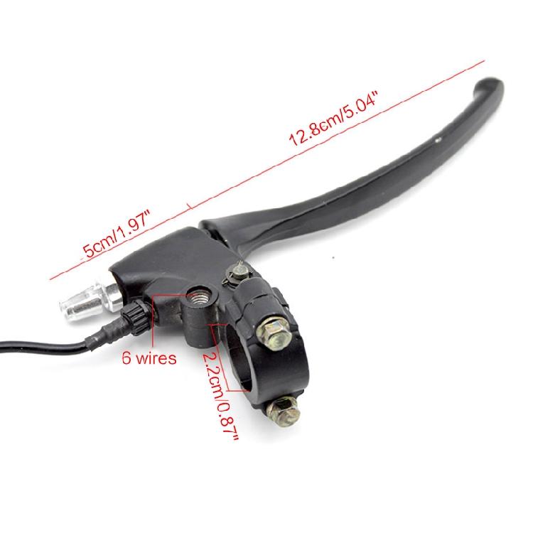 1 Pair Bike Bicycle Braker Handle with 2 Wire Brake Lever Left Right Handle Grip