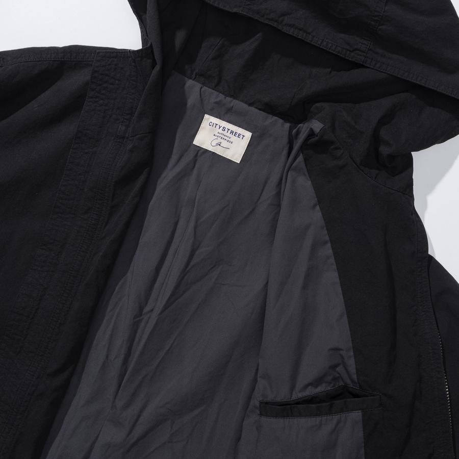 City Street Vintage M-51 Fishtail Hood Parka - Black