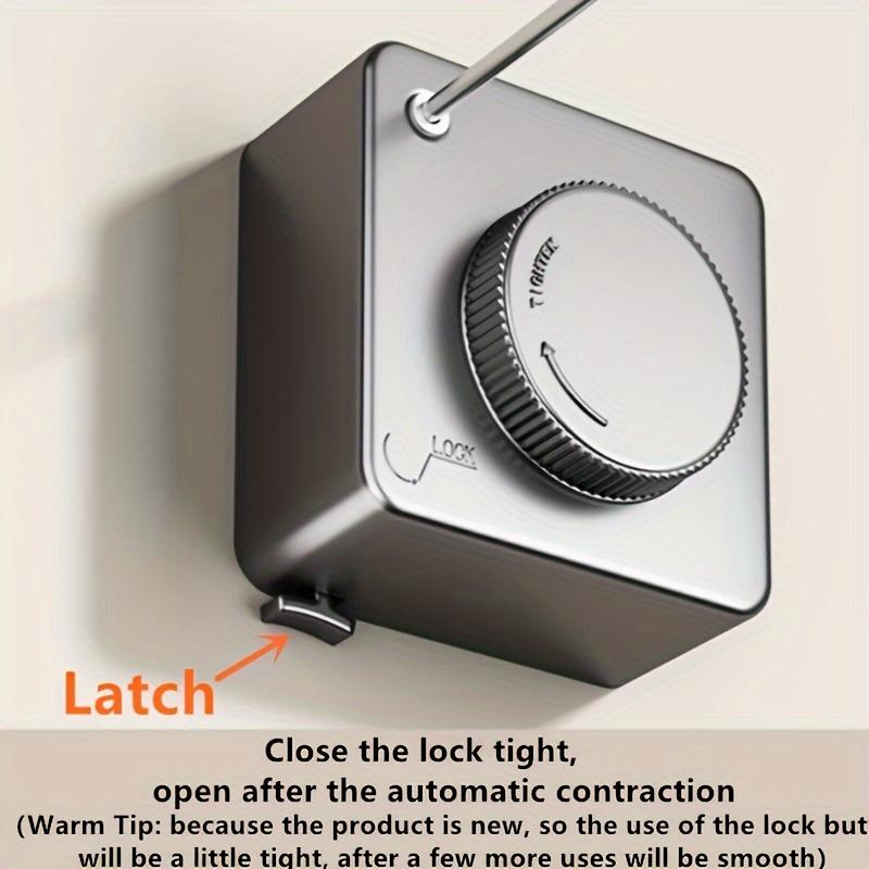 167.32 inch retractable clothesline reel 304 stainless steel indoor invisible suitable for rental room balcony towel quilt