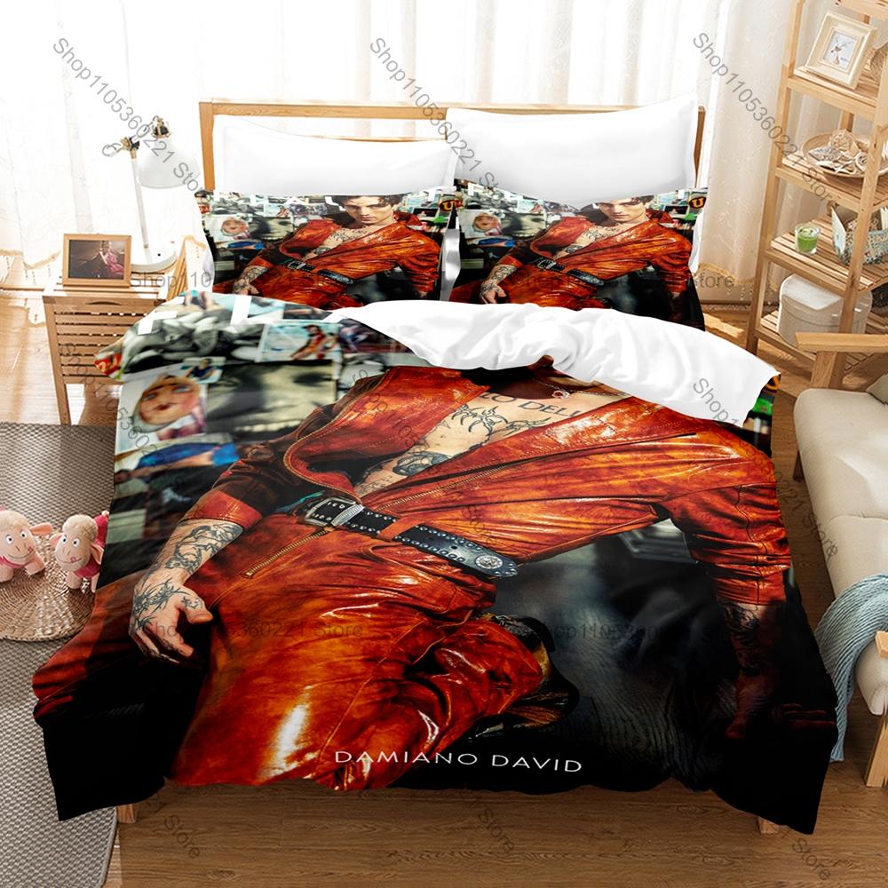 Funny Little Fears Album Cover Star Heart Tattoo Retro Portrait Print Duvet Cover + 2 Pillowcases Rock Fans 3pcs Bedding Set