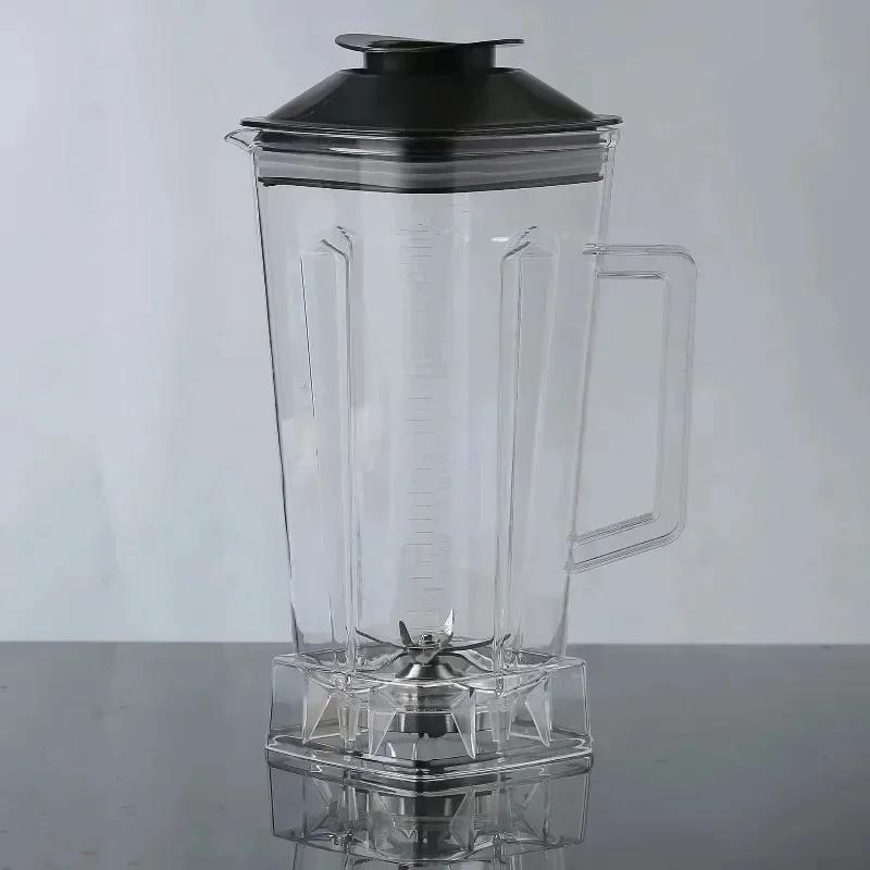 1pcs 2L Capacity Blender Spare Compatible for Blender Replacement Part Transparent for SILVER CREST Blender Spare Jug