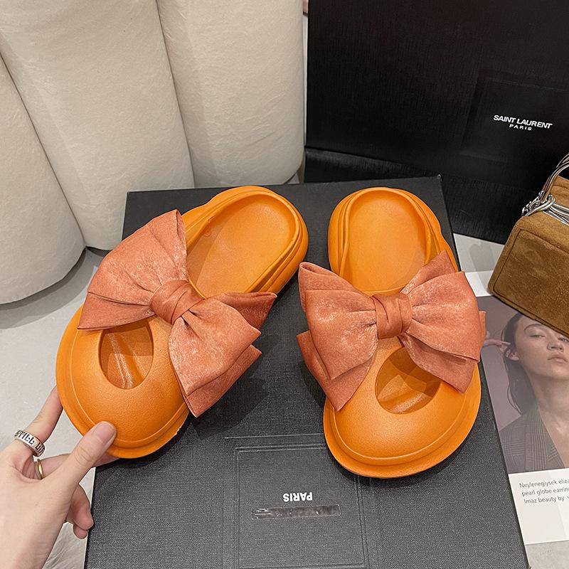 20242 Nuove Sandali da Donna Estivi con Suola Morbida Moda Passeggio all'Aperto Sandali con Fiocco Femminili Casa Leggeri Traspiranti Sandalias
