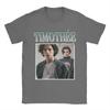 Unisex TShirts Timothee Chalamet Vintage Pure Cotton Tee Shirt Short Sleeve T Shirts Round Neck Clothing Unique
