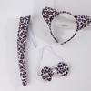 Halloween Animal Headband Dalmatian Cow Tiger Frog Panda Giraffe Zodiac Dress Up 3 Piece Set