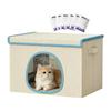 Cooling Cat House for Summer Dog Nest with 6 Ice Packs Cold Dog Shelter for Pet Parents Trainers Animal Lovers Apartment Home