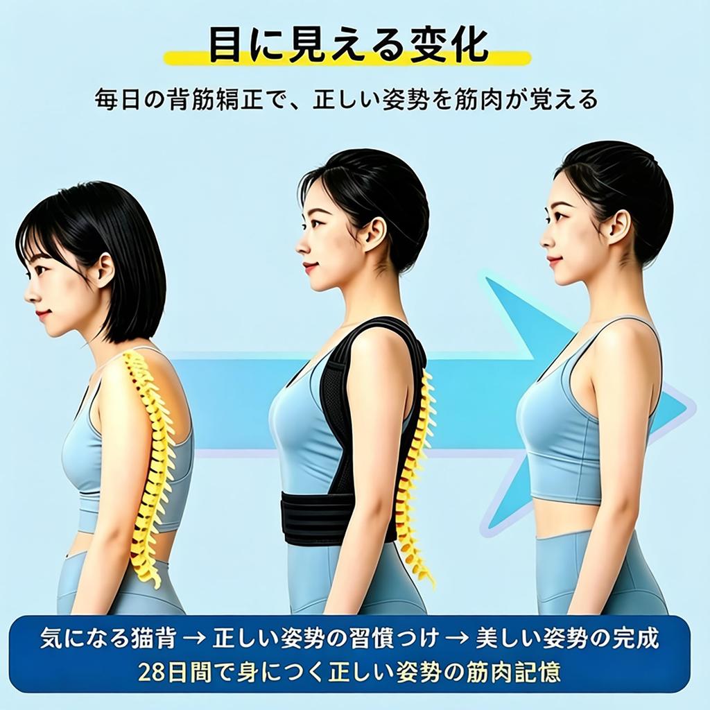 Posture Correction Hunchback Correction Back Breathable Back Improves Rounded Straight Neck Strong Double Reduces Lower Back Suitable for Desk and and