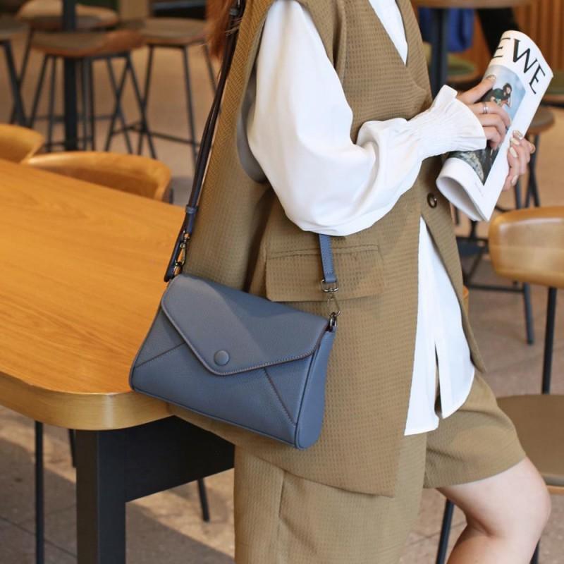 

Women s Bag Genuine Leather Shoulder Crossbody TOGO Top Layer Cowhide Handbag Fashionable Versatile Small Square 5085