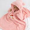 Bata de baño con capucha para bebé, toalla de baño transpirable, capa para bebé de secado rápido, suave, con dibujos animados, poncho para recién nacidos, muy absorbente