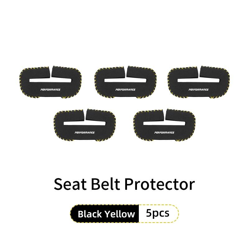 LPTJD1 2026 Car Sticker Car Seat Belt Buckle Wear-resistant Plug Protective Cover For BMW X1 X3 X4 X5 X7 G20 G38 F20 F39 F48 E46 E60 E3