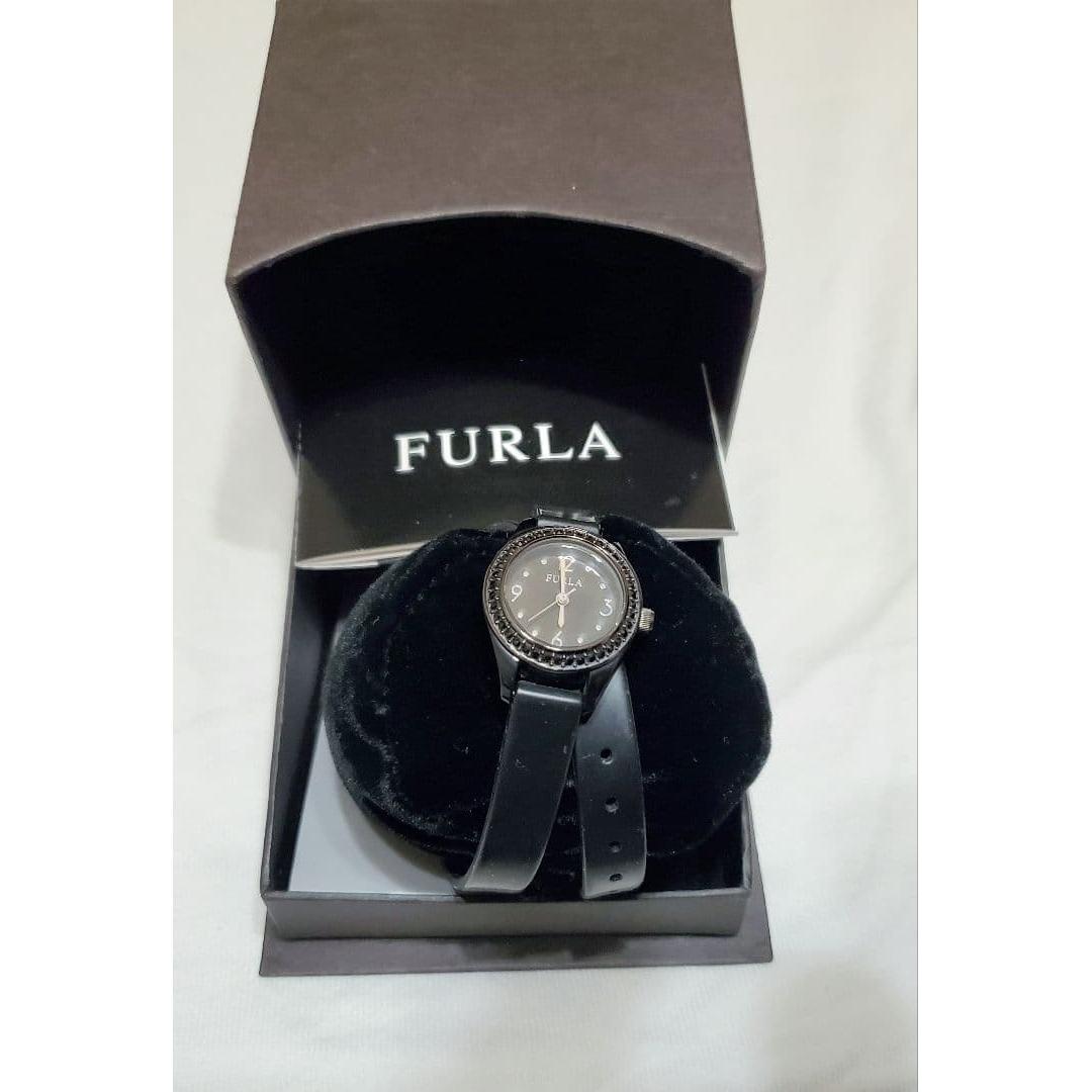 Used FURLA watch double wrap belt