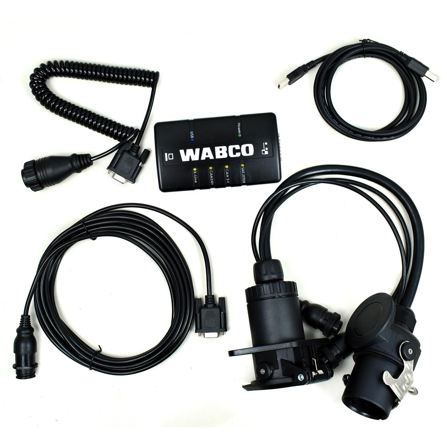 

WABCO KIT Інтерфейс Діагностичної Системи для Важкої Техніки (WDI) Діагностичний сканер ДІАГНОСТИЧНИЙ Інструмент чорний