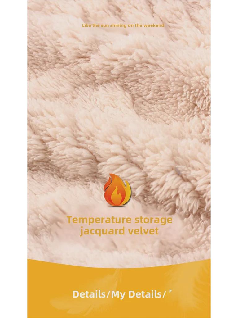 Couple's Winter Pajamas: Thick Plush Coral Fleece Set for Men and Women