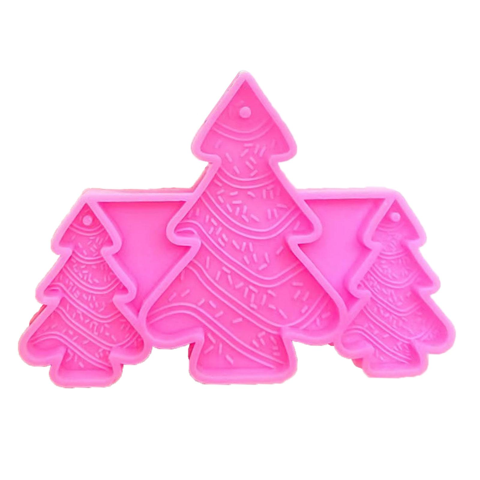

Silicone Earring Mold Epoxy Resin Molds Jewelry Casting Tools Ear Hooks for DIY Christmas Tree Ear Drop Charm Pendant 1