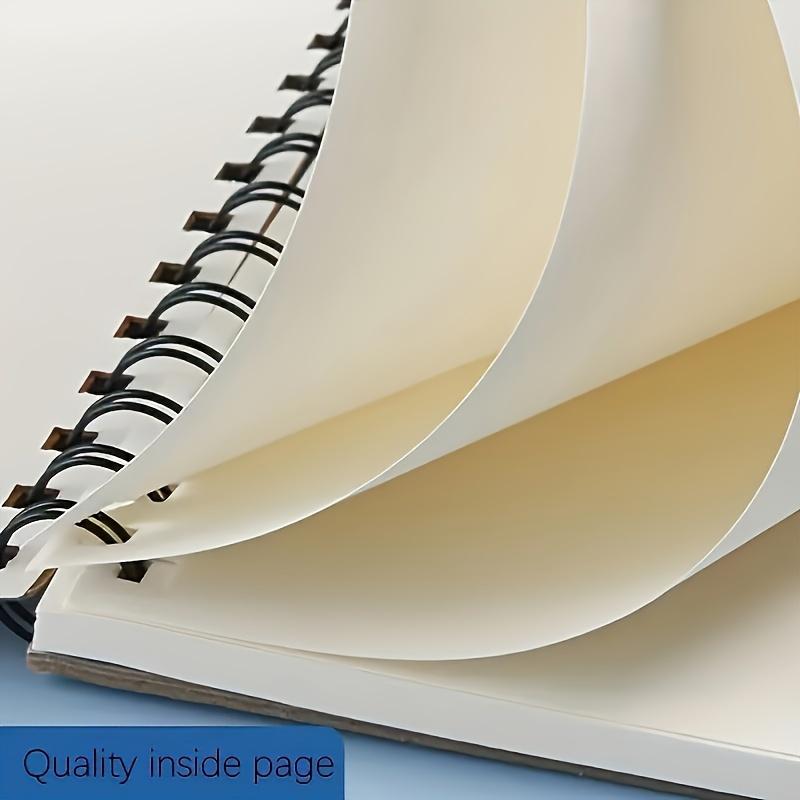 Black Artist Sketchbook-Art Paper Drawing Pad,Perfect for Sketching and Drawing,Sketching Tools,Spiral Bound,Thick Paper Pages