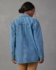 Women's European & American Casual Washed Blue Denim Jacket