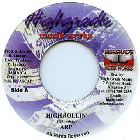 

7-дюймовая пластинка ARP - High Rollin High Grade 2000 Ямайский регги, ска и даб