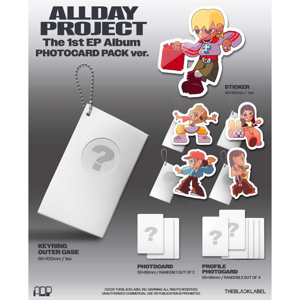 [POB] (PHOTOCARD PACK Ver.) ALLDAY PROJECT (ADP) [ALLDAY PROJECT] 1st EP ALBUM