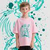 Saint Seiya Dragon Shiryu Impression Anime T-shirt Enfant 100% Coton Garçons Filles Unisexe Dessin Animé T-shirt Doux Confortable Haut à Manches Courtes