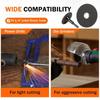 2 Inch Diameter Die Grinder Cut Off Wheel High Speed 3/8in Arbor Hole Drill Metal Cutter Attachment Reinforced