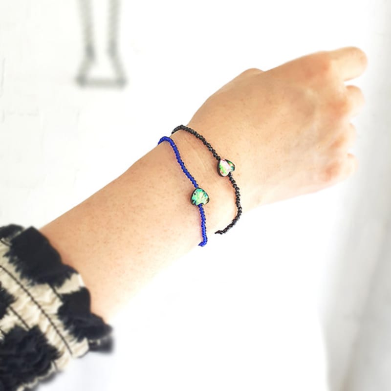 RACOHA Lovely colorful heart crystal bracelet