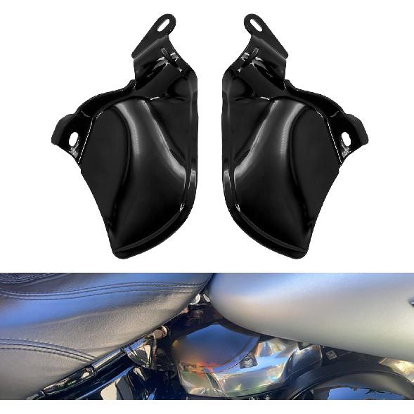 

Saddle Shields Heat Deflectors Air Deflector Fit for Harley Softail Street Bob FXBB Breakout FXBR Fat Boy Low Rider Slim 2018-2024 (Smoke) чёрный