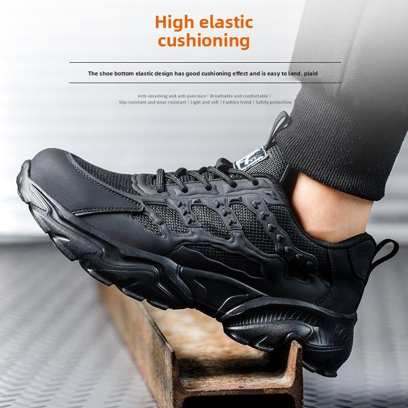 Men's Safety Shoes Insulated 6kV Men Sneakers Lightweight Breathe Working Shoes Steel Toe Sneakers Anti Smashing Anti Stabbing
