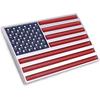 3D American Flag Metal Car Sticker, 3.15" X 2" USA Flag Decal, Zinc Alloy Emblem For Truck, Car, Motocycle, Boat (Original)