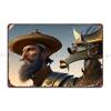 Don Quijote și Scutierul Său Placă Metalică Decor de Perete Decor de Perete Living Imprimat Cinema Semn Metalic Poster