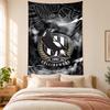 Collingwood Football Club Wandteppich hohe Qualität zur Dekoration von Wohnzimmer Schlafzimmer Studentenwohnheim Wänden ideal als Schlafzimmer Wandkunst oder Weihnachtsgeschenk