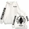 Bad Omens Do You Feel Love Ghost Rits Hoodie Heren Dames Gotisch Casual Rits Hoodie Sweatshirt Jas Jas