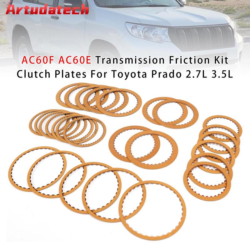 Artudatech AC60F AC60E Transmission Friction Kit Clutch Plates For Toyota Prado 2.7L 3.5L Car Accessories