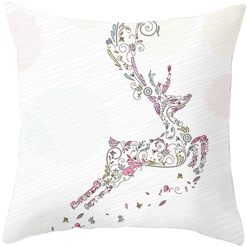 Merry Christmas holiday decoration cushion cover sofa office seat car ornaments bedroom room home  45x45cm